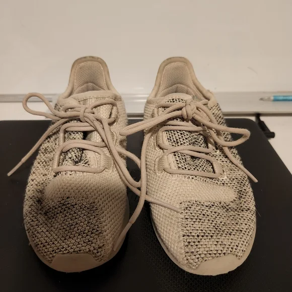 Kids Adidas tan shoes size 11K